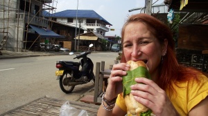 A french baguette at last, we love you Laos! One positive from the French colonial take over!